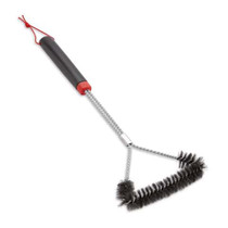 Weber 3 Sided Stainless Grill Brush 18"