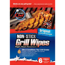 Grate Chef Polyester Grill Cleaning Wipes 6 pk