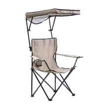 QuikChair Canopy Folding Quad Chair - Taupe