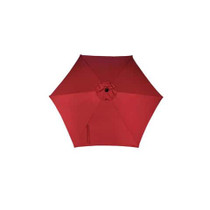 Living Accents Market Umbrella Tiltable Brick - Red, 9'