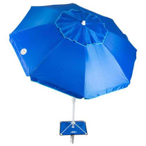 RIO Brands Tiltable Beach Umbrella Blue 84"