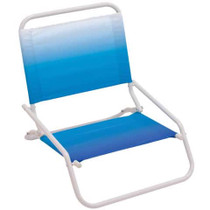RIO Brands  Beach Chair, Blue/White
