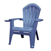 RealComfort Deluxe Resin Frame Adirondack Chair, Bluestone