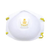 3M N95 Sanding and Fiberglass Disposable Respirator Valved - White, 2ct