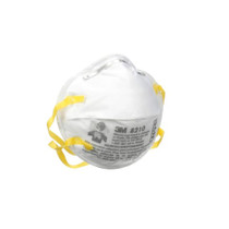 3M N95 Paint Prep Disposable Respirator - White, 20ct
