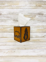 Bear and Tree Square Tissue Box