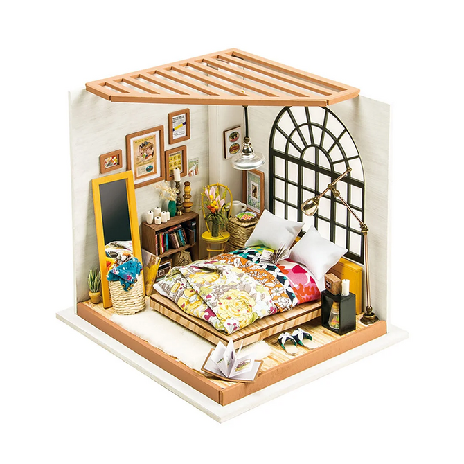 Rolife Alice's Dreamy Bedroom DIY Miniature Diorama Kit