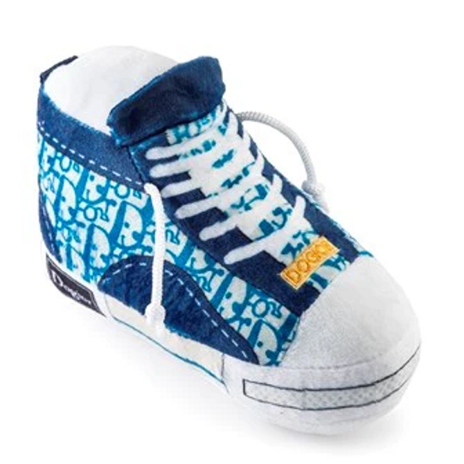 Haute Diggity Dog Dogior High Top Tennis Shoe Dog Toy