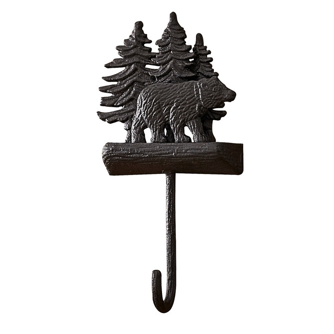 Park Design Cast Black Bear Single Hook