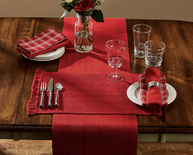 Park Design Casual Classics Placemat - Red