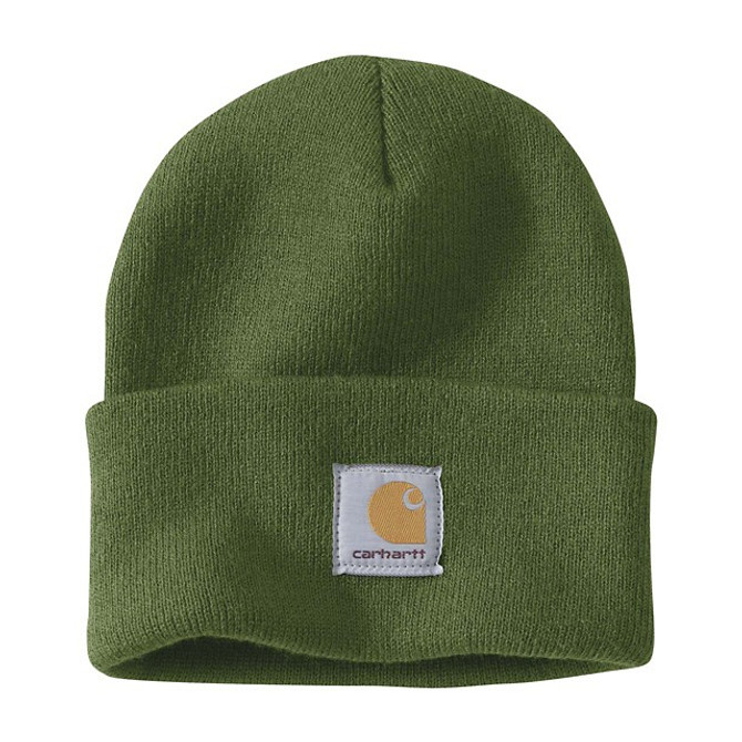 Knit Cuffed Beanie - Brite Lime