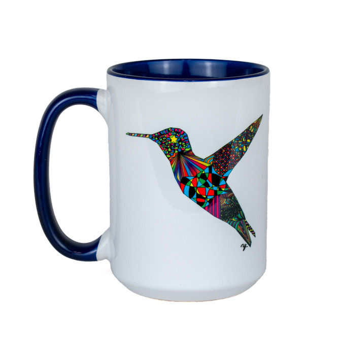Hummingbird Mug, 15oz