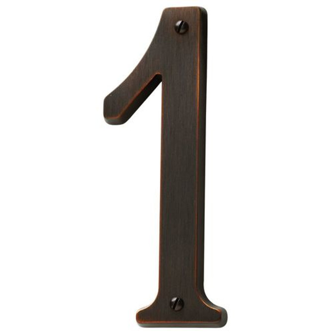 Baldwin Venetian Bronze House Number 5in  1