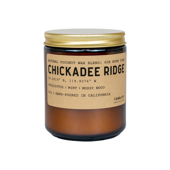 Chickadee Ridge Candle - Eucalyptus/Mint/Mossy Wood 9oz