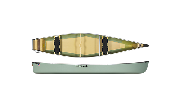Backwater 15 T-Formex Tandem Canoe, Green - in store pickup or local delivery ONLY