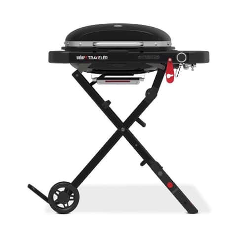 Weber Traveler Compact 1 Burner Propane Grill - Black
