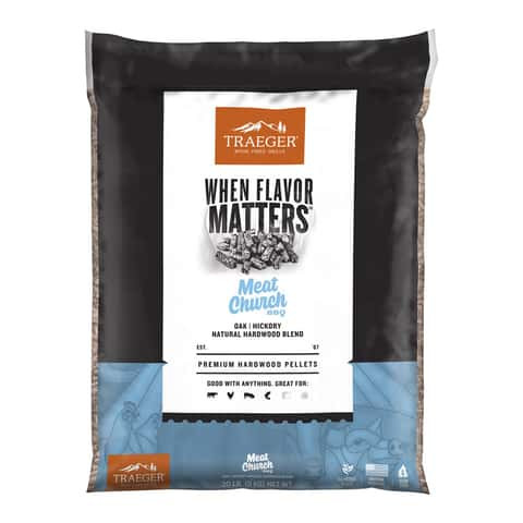 Traeger Meat Church Hardwood Pellets All Natural Hickory 20lb