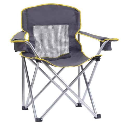 QuikChair Big Guy Folding Quad Chair - Grey