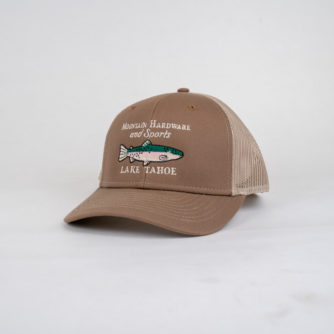 Mountain Hardware Lake Tahoe Fly Shop Cap - Trucker - Brown/Khaki