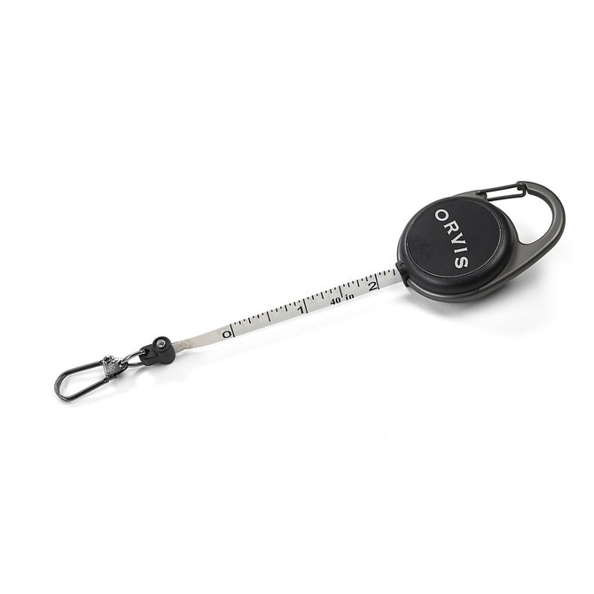 Orvis Carabiner Tape Measure Zinger Combo - Black Nickel