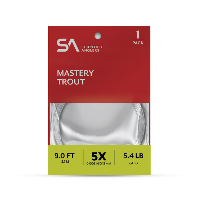 Scientific Anglers Mastery Trout Leader, 7X 9'
