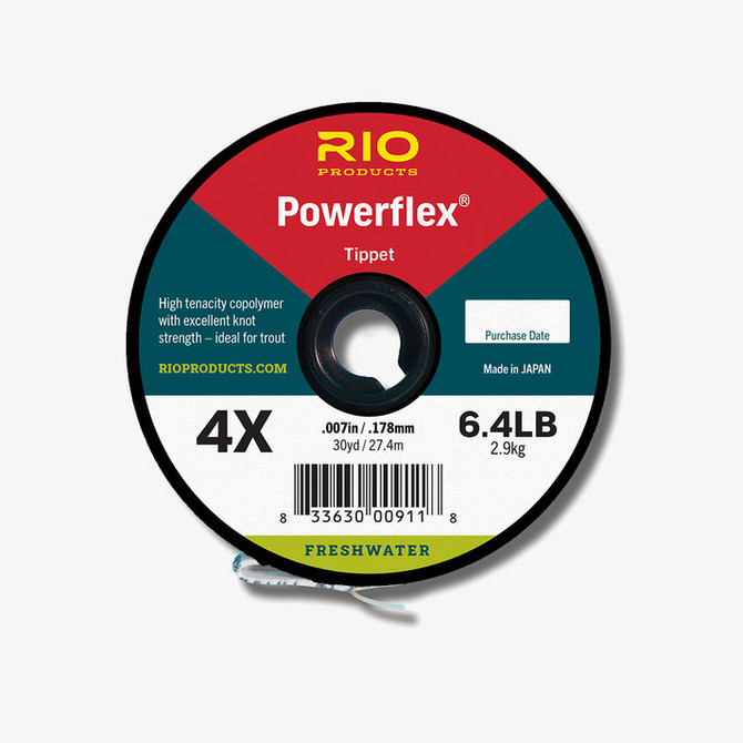 Rio Powerflex Tippet 4X-6X 3pk