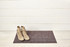 Skinny Stripe Shag Doormat, Mulberry - 18x28