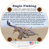 Eagle Fishing Cork Drink Coaster