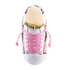 Haute Diggity Dog Golden Pooch Tennis Shoe Dog Toy - Pink