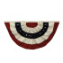 Creative Co-op Americana Bunting with Grommets, 59x30"