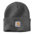 Knit Cuffed Beanie - Coal Heather