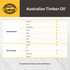 Cabot Australian Timber Oil Transparent Jarrah Brown Oil-Based Australian Timber Oil 1 gal
