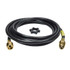 Mr. Heater Propane Hose Assembly Brass/Plastic Excess Flow Soft Nose P.O.L, 12ft