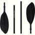 Coaster Kayak Paddle 4 Piece - Black