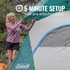 Coleman Skydome Tent Green 7 x 5' - 2P