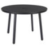 42 in. Round Metal Slat Top Dining Table