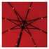 Living Accents Market Umbrella Tiltable Solar LED - Red, 9'