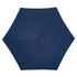 Living Accents Tiltable Market Umbrella Solar LED - Navy Blue, 9