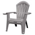 Adams RealComfort Deluxe Resin Frame Adirondack Chair, Gray