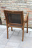 Outdoor Interiors Eucalyptus Stacking Armchair with Brown HDPE Mesh