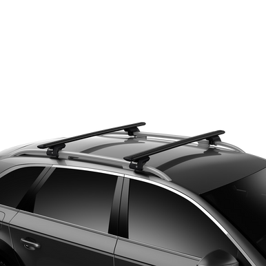 Wingbar Evo 135cm Roof Bar 2 Pack, Black