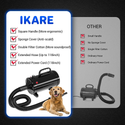 Dog Hair Dryer, 4.8HP/3600W High Velocity Pet Hair Dryer with Adjustable Speed a