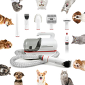 Pet Grooming Kit & Vacuum Suction - 5In1 Dogs & Cats Grooming Tools & Kits Inclu