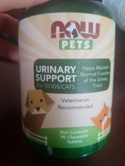 Now Pets Urinary Support For Dogs/Cats 90 Chewable Tablets