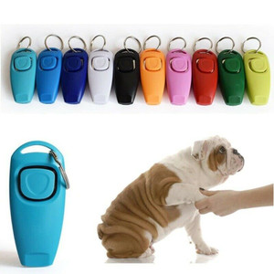 Pet Puppy Dog Clicker & Whistle - Training Obedience Agility Trainer Click Ring