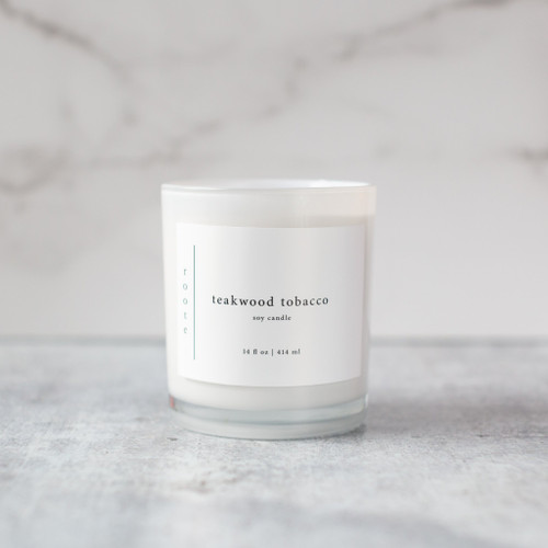 Soy Candle - Teakwood Tobacco