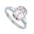 Platinum Pink Spinel ring