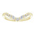 v contour natural diamond wedding band or everyday stack diamond ring in 14K gold