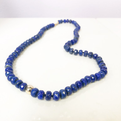 Mehrunnisa Afghanistan Ethnic Lapis Lazuli Necklace ( B, JWL2789) -  mehrunnisa