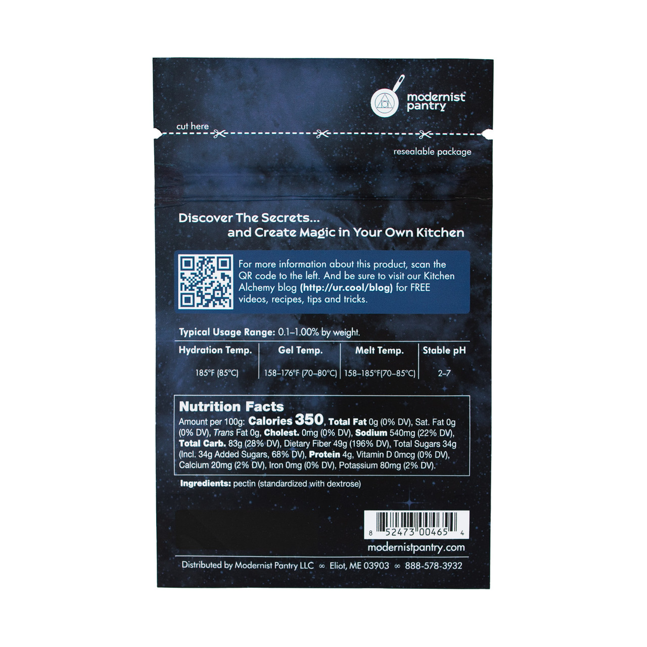 Slow Set High Methoxyl (HM) Pectin Modernist Pantry, LLC